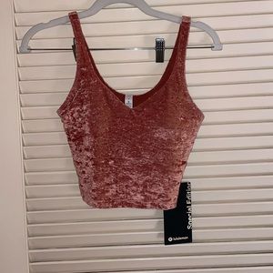 Size 4 special edition velvet Lululemon align tank